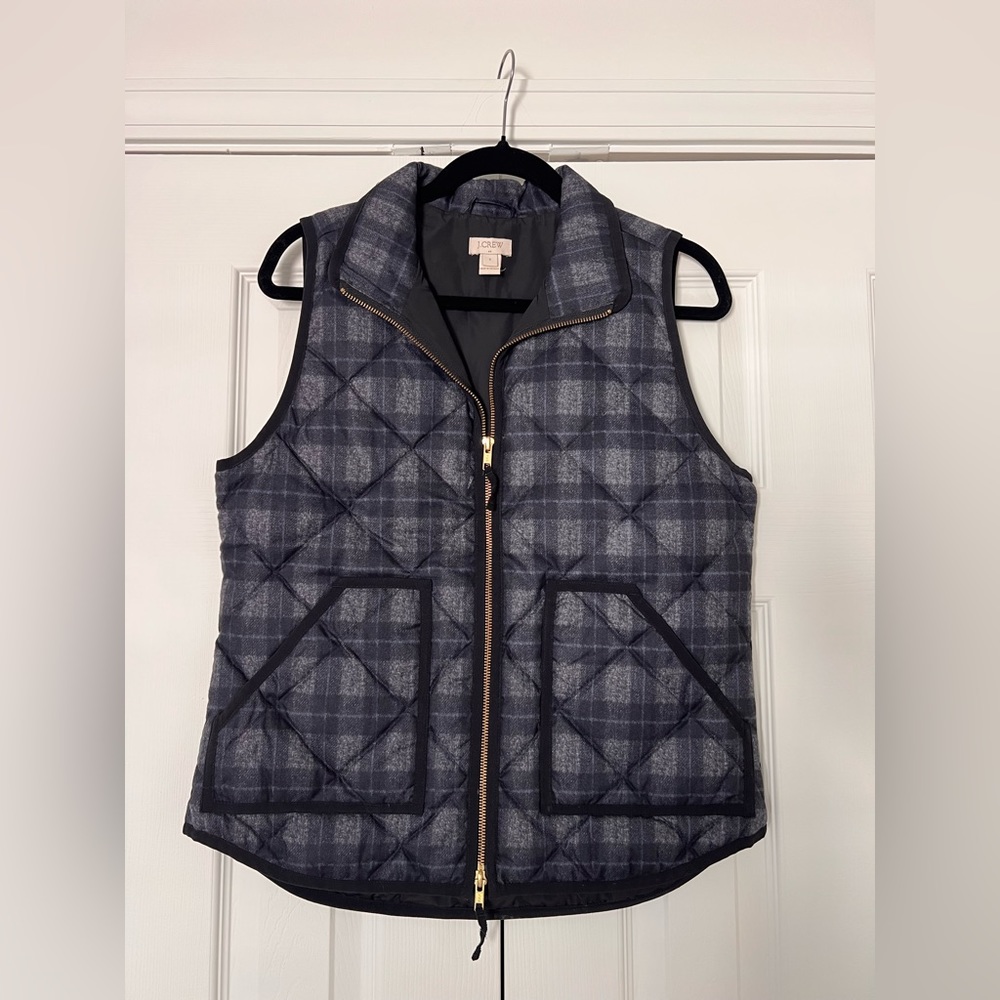 J. Crew Plaid Vest